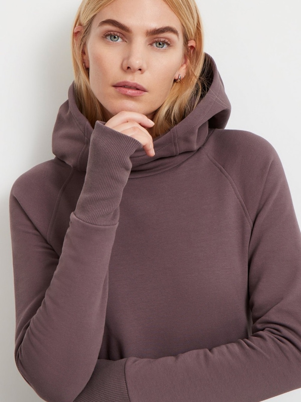 Marcella Geneva Sweatshirt Midweight European French Terry Hoodie Anthracite Sm
